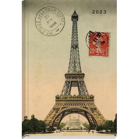 Ημερολόγιο ημερήσιο NEXT Gallery δετό 12x17cm 2023 Eiffel